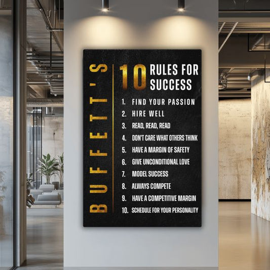 10 Rules for Success - Ambitioncanvas.com