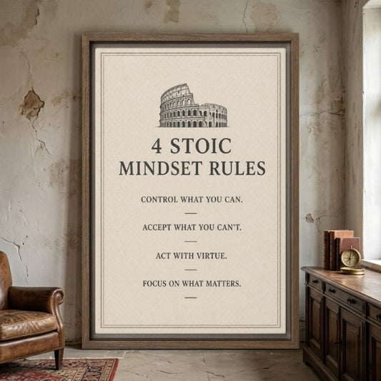 4 Stoic Mindset Rules