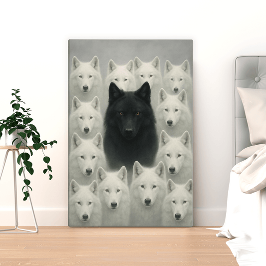 The Black Wolf - Ambitioncanvas.com