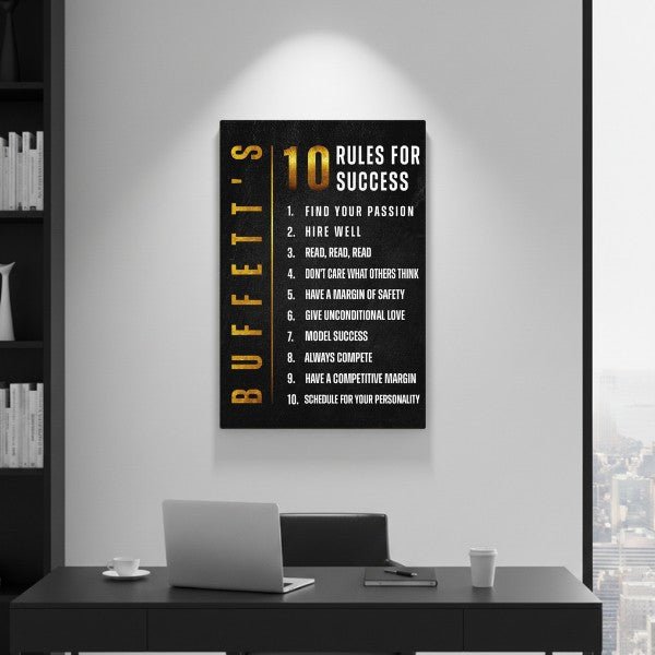 10 Rules for Success - Ambitioncanvas.com