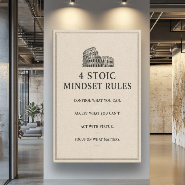 4 Stoic Mindset Rules