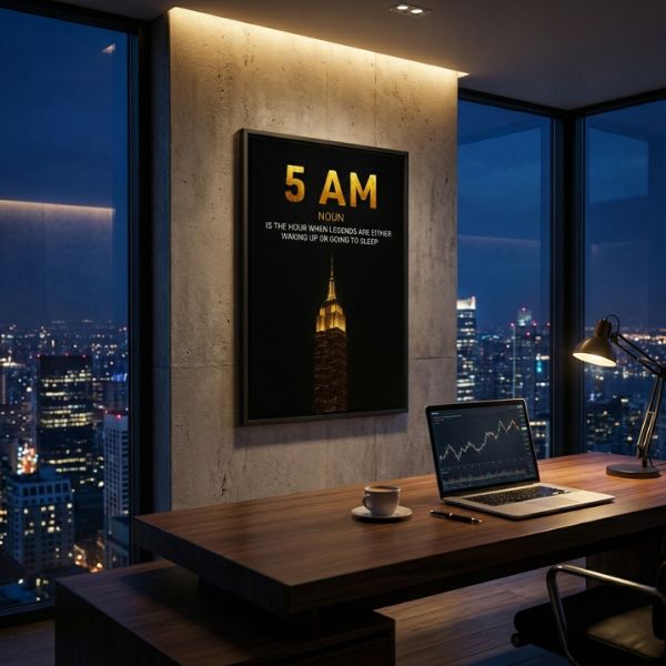 5AM - The Hour of Legends - Ambitioncanvas.com