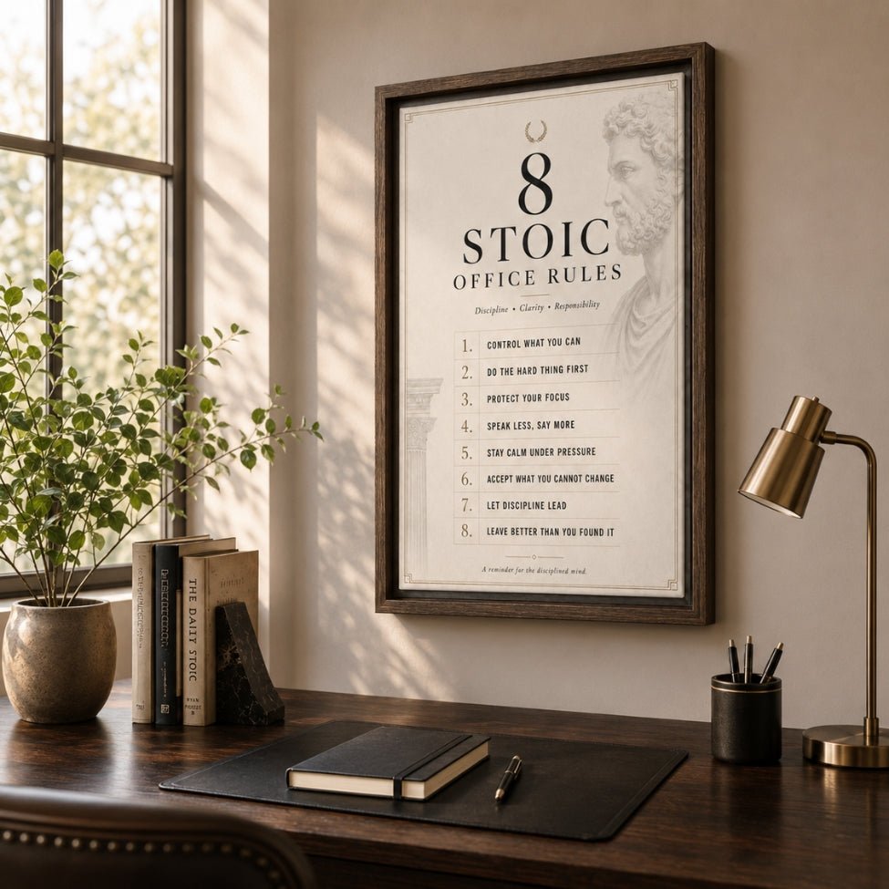 8 Stoic Office Rules - Ambitioncanvas.com