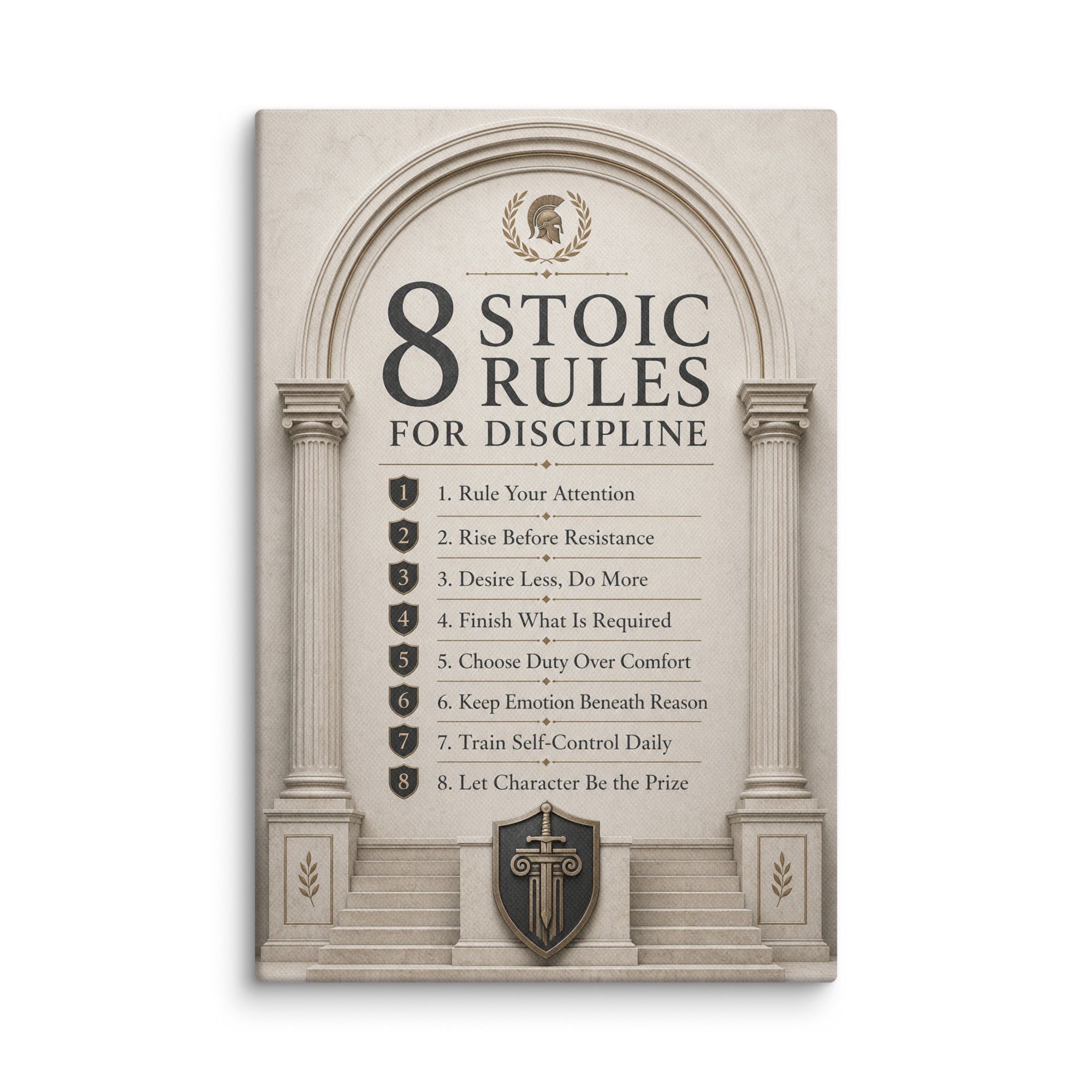 8 Stoic Rules For Discipline - Ambitioncanvas.com