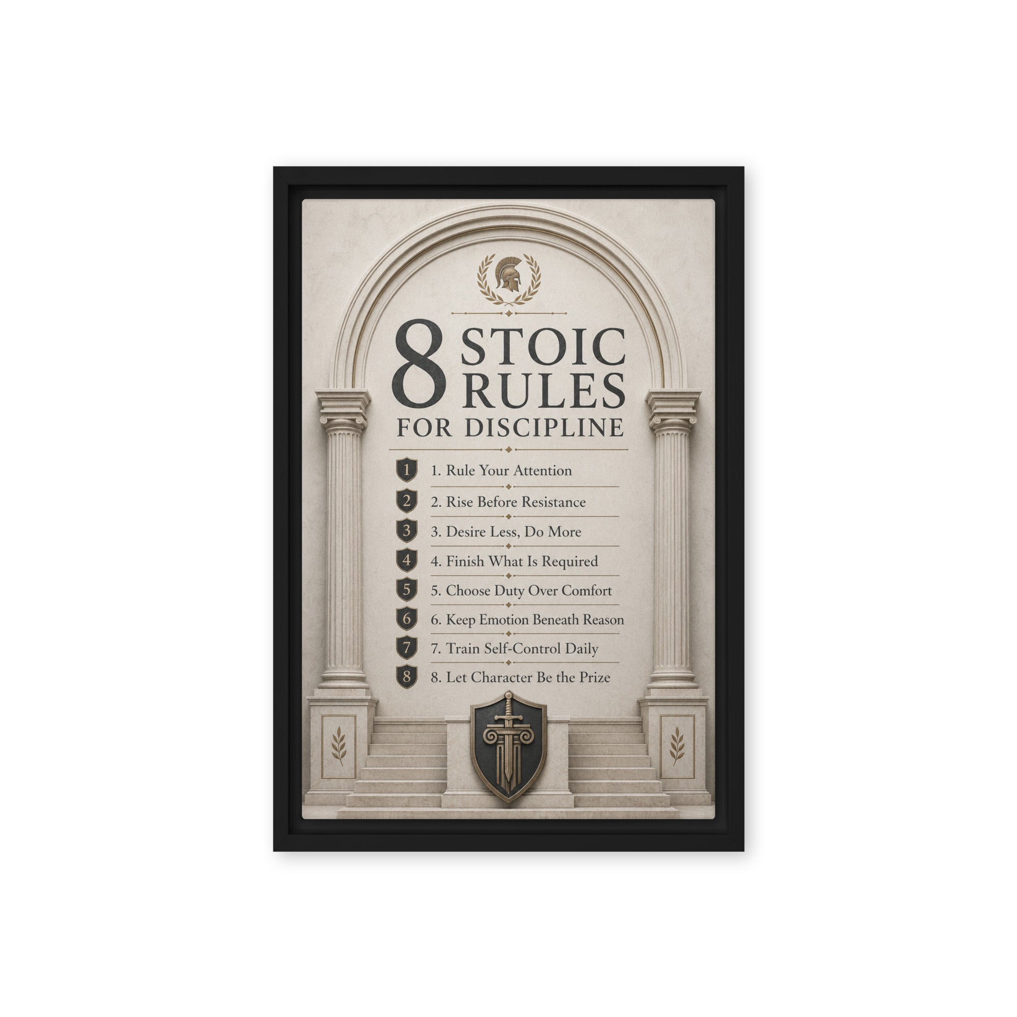 8 Stoic Rules For Discipline - Ambitioncanvas.com