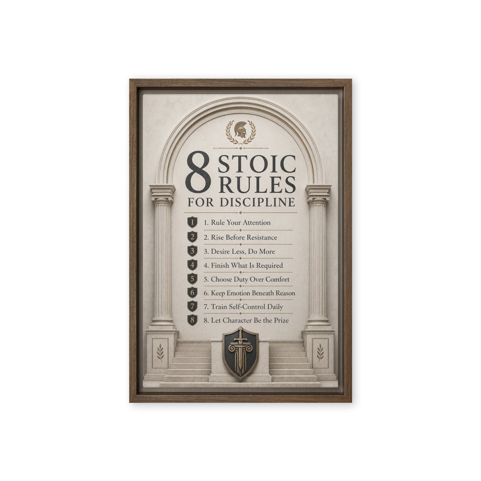 8 Stoic Rules For Discipline - Ambitioncanvas.com