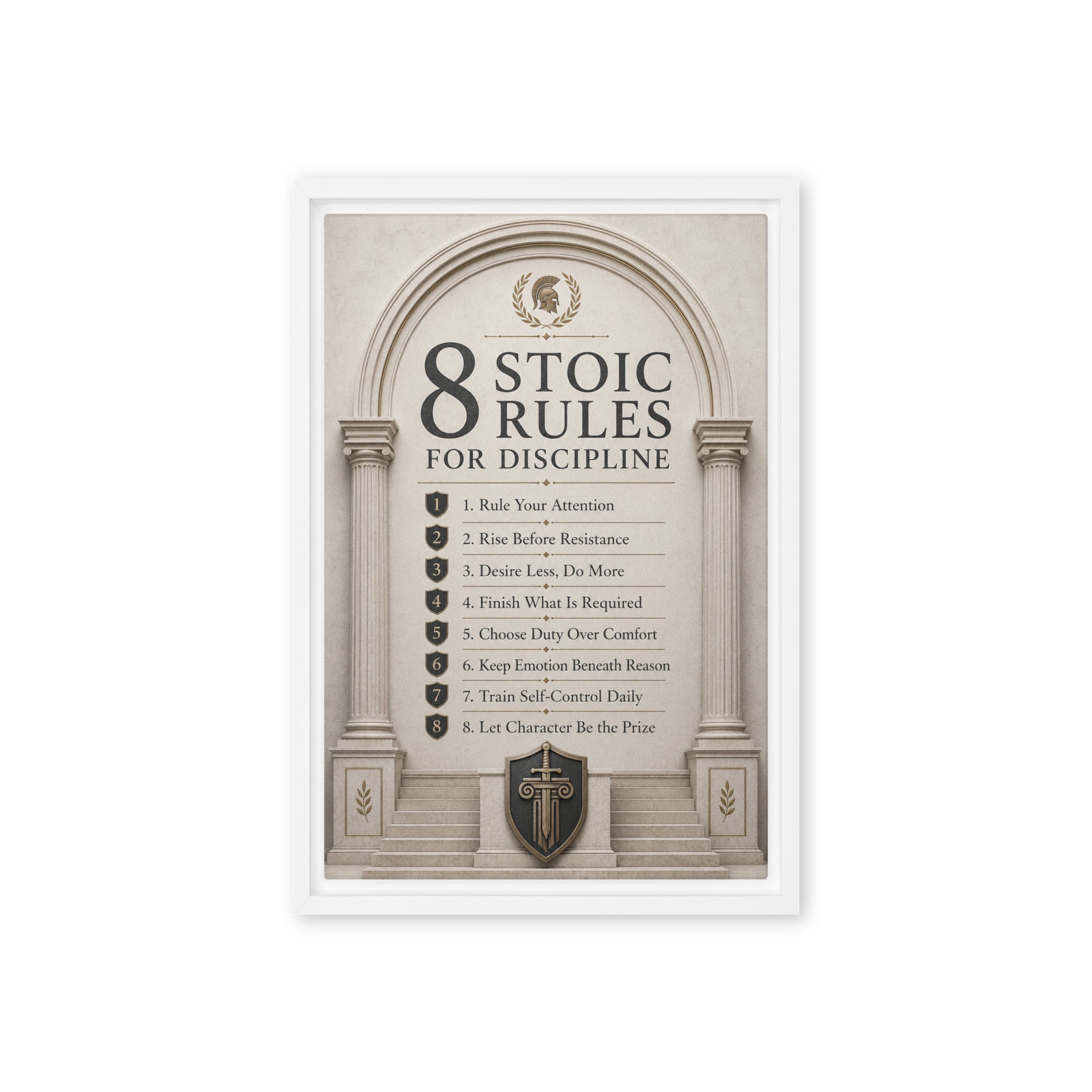 8 Stoic Rules For Discipline - Ambitioncanvas.com