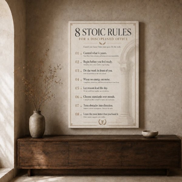 8 Stoic Rules For Disciplined Office - Ambitioncanvas.com