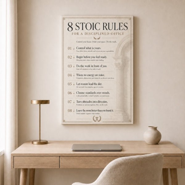 8 Stoic Rules For Disciplined Office - Ambitioncanvas.com