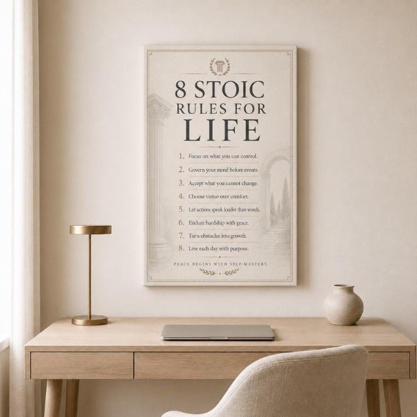 8 Stoic Rules For Life - Ambitioncanvas.com