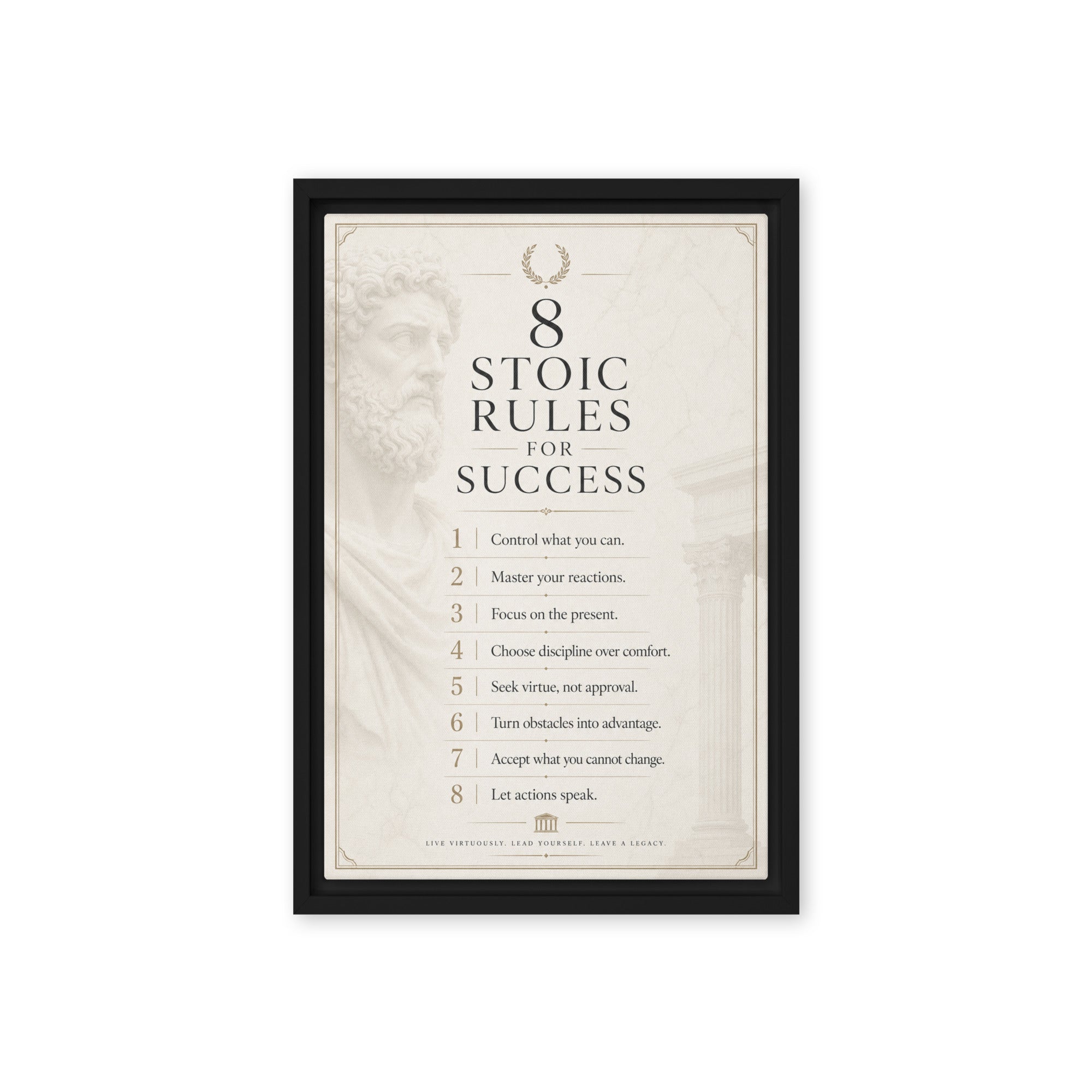 8 Stoic Rules For Success - Ambitioncanvas.com