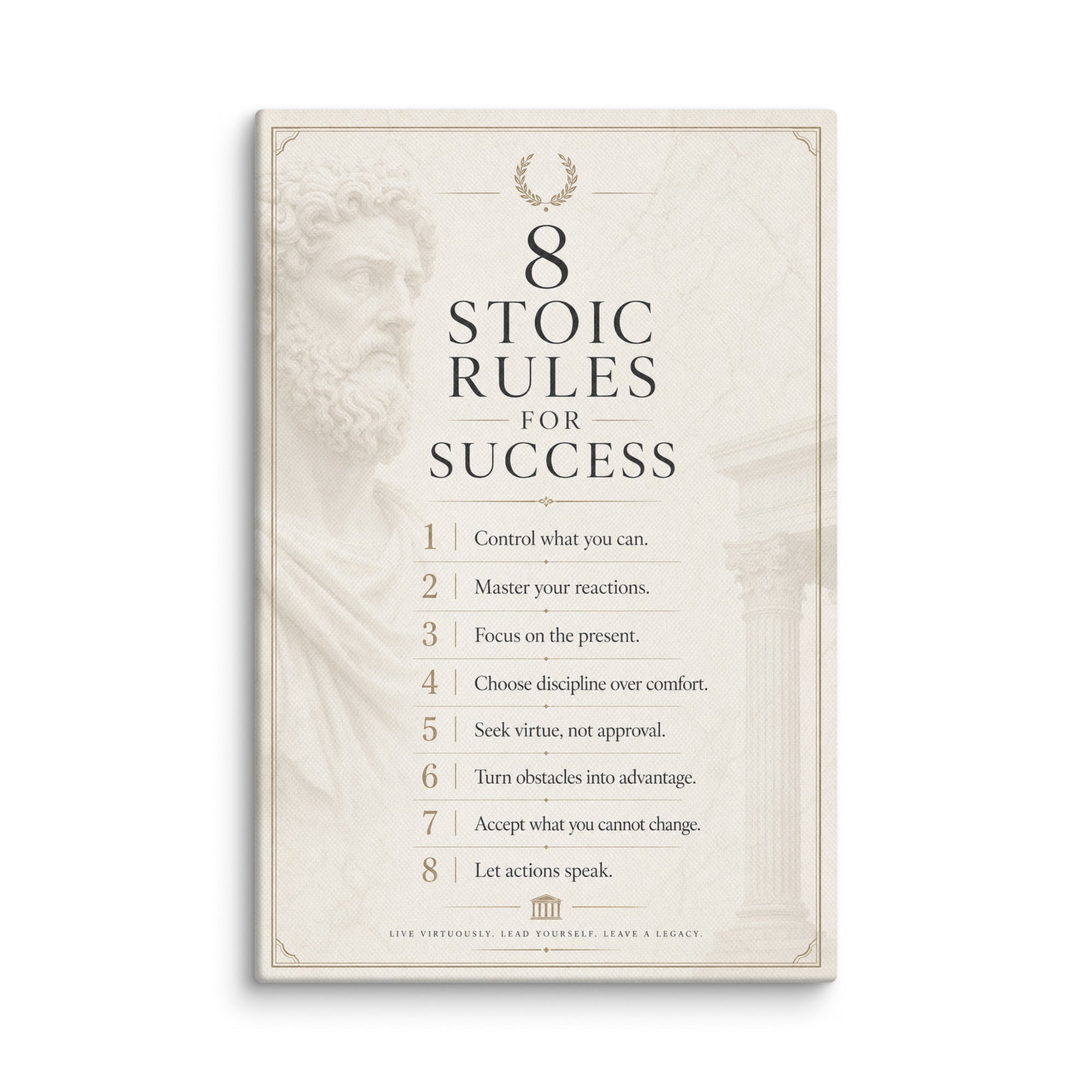 8 Stoic Rules For Success - Ambitioncanvas.com