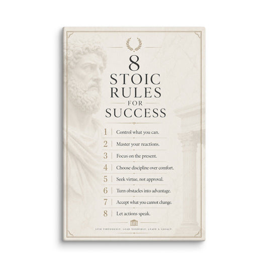 8 Stoic Rules For Success - Ambitioncanvas.com