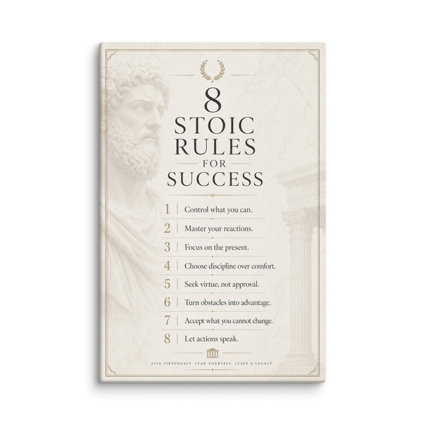 8 Stoic Rules For Success - Ambitioncanvas.com