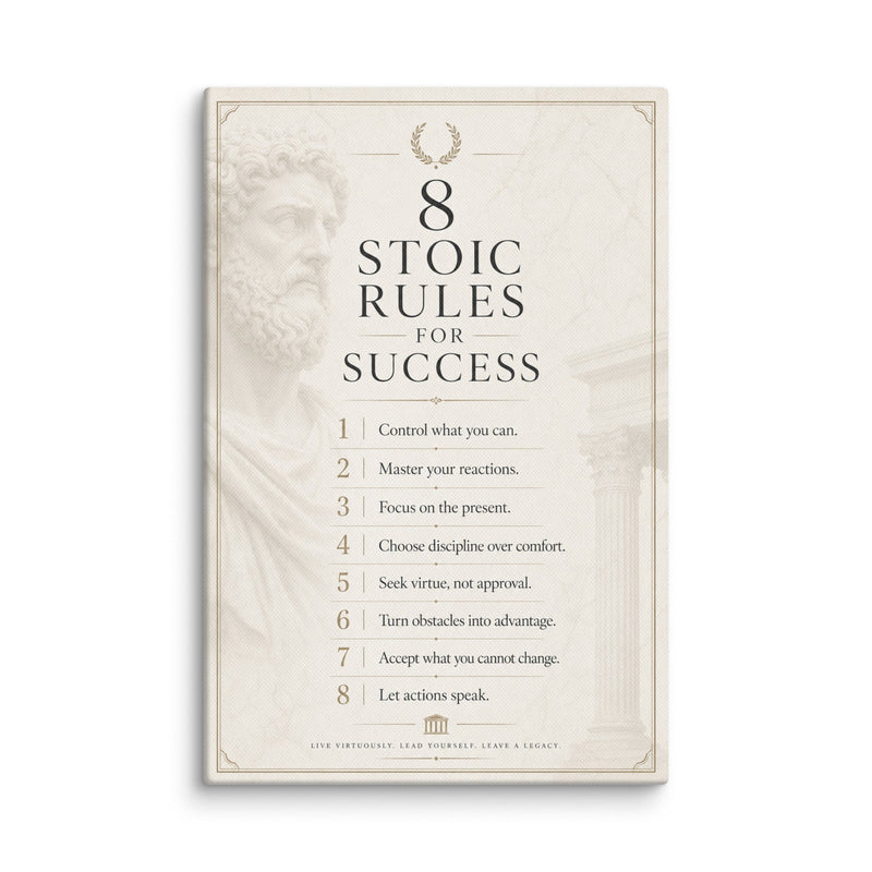 8 Stoic Rules For Success - Ambitioncanvas.com