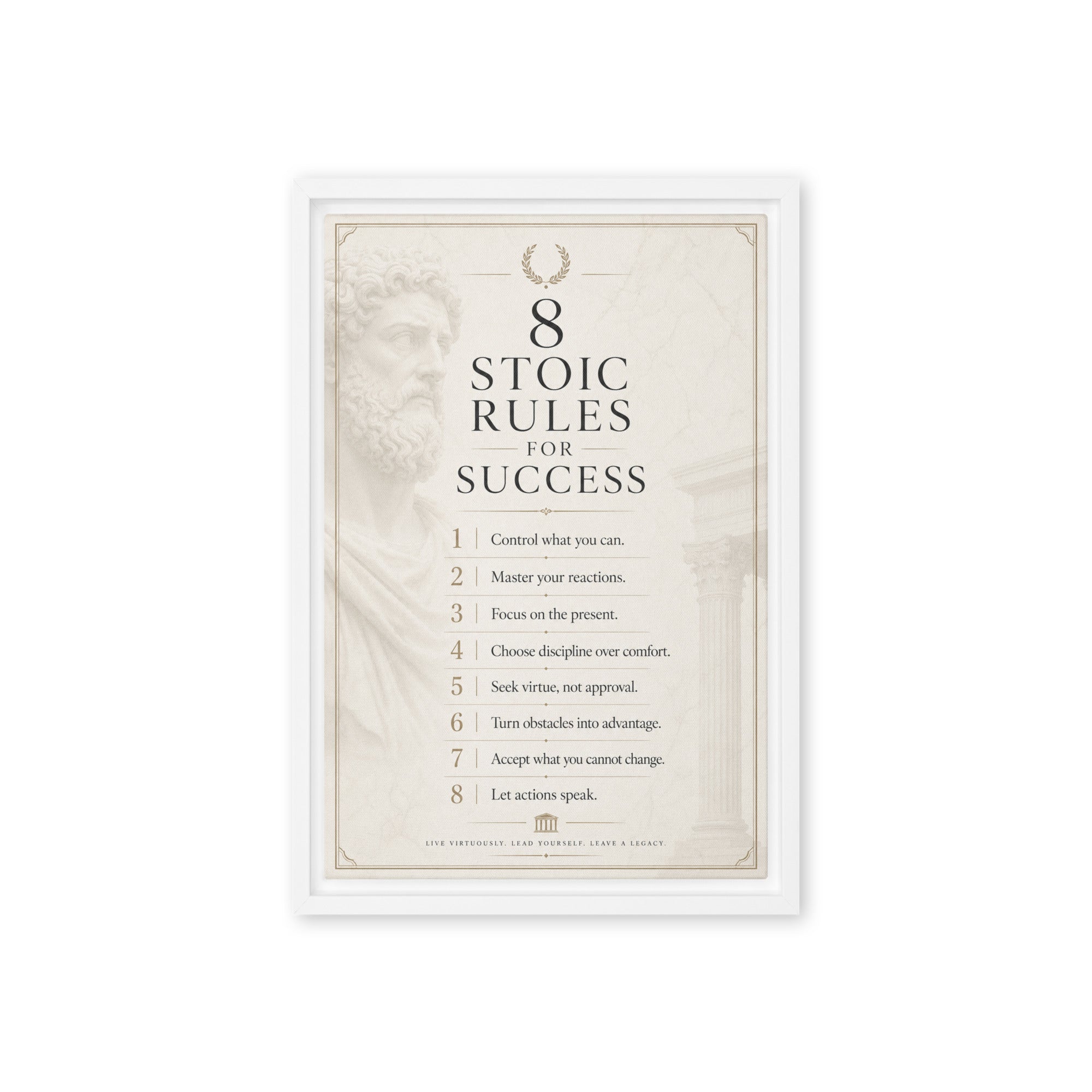 8 Stoic Rules For Success - Ambitioncanvas.com