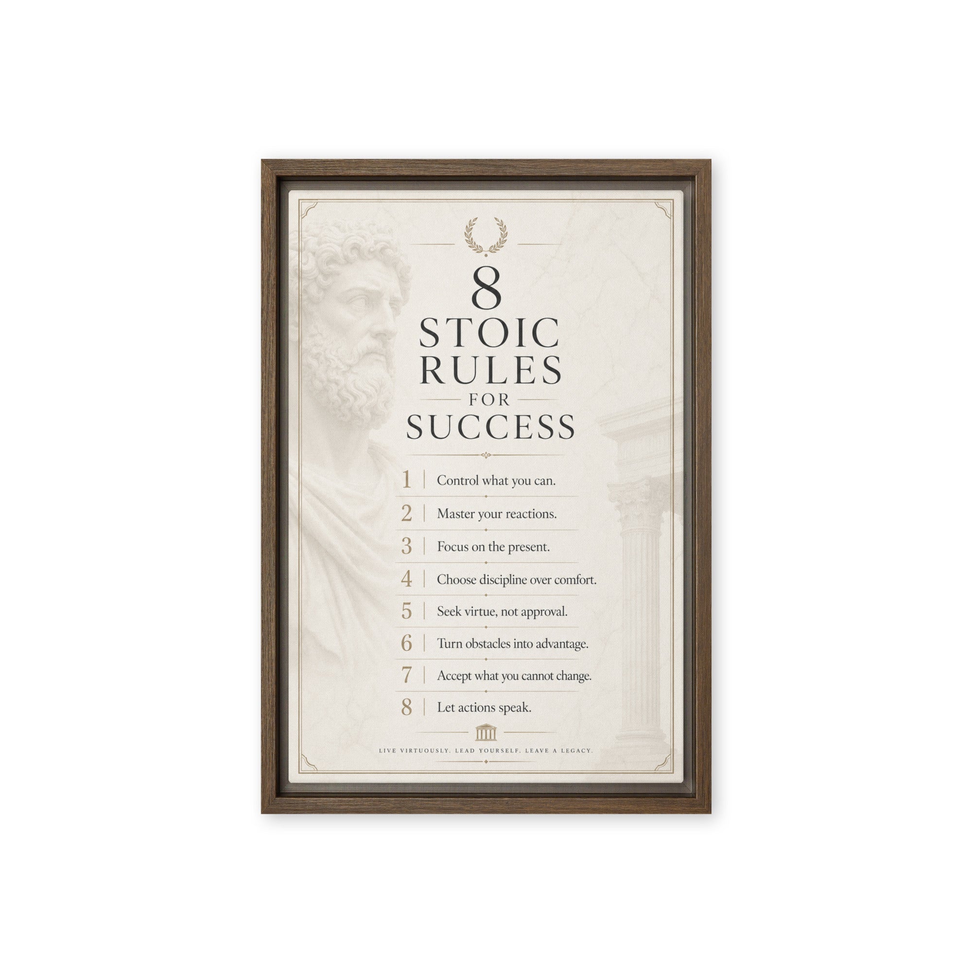 8 Stoic Rules For Success - Ambitioncanvas.com