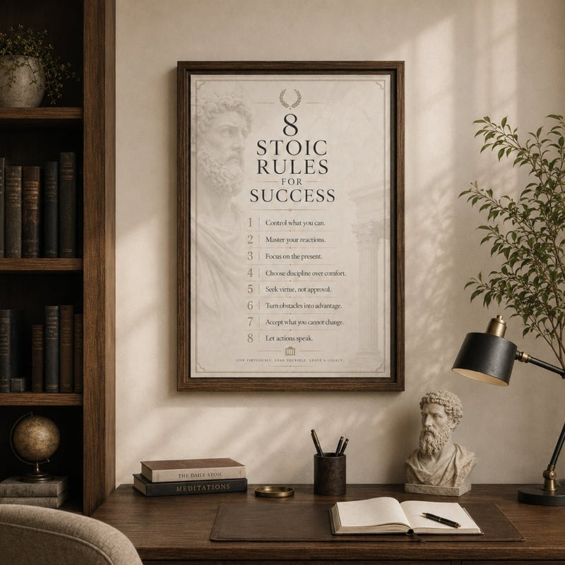 8 Stoic Rules For Success - Ambitioncanvas.com