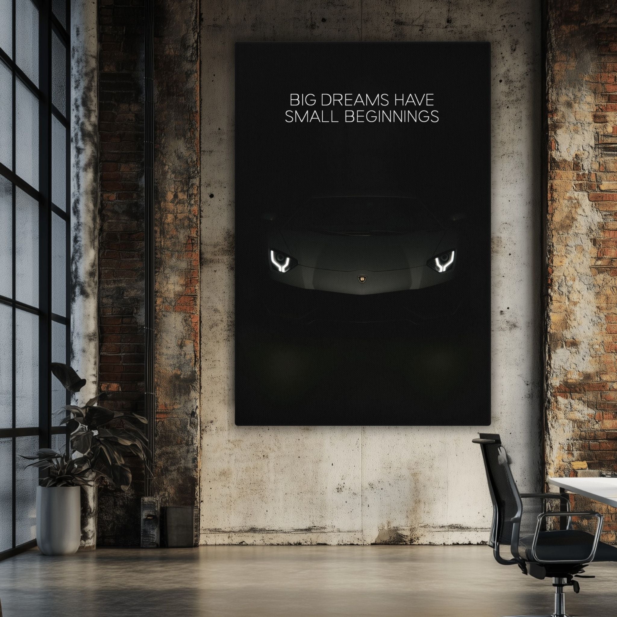 Big Dreams Have Small Beginnings - Ambitioncanvas.com
