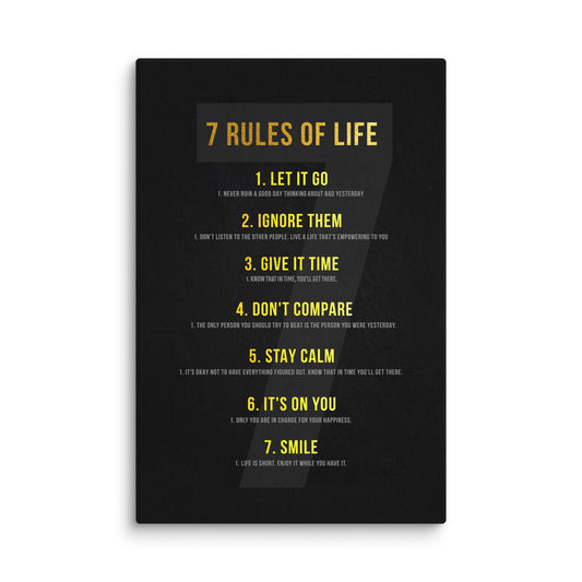 7 Rules Of Life