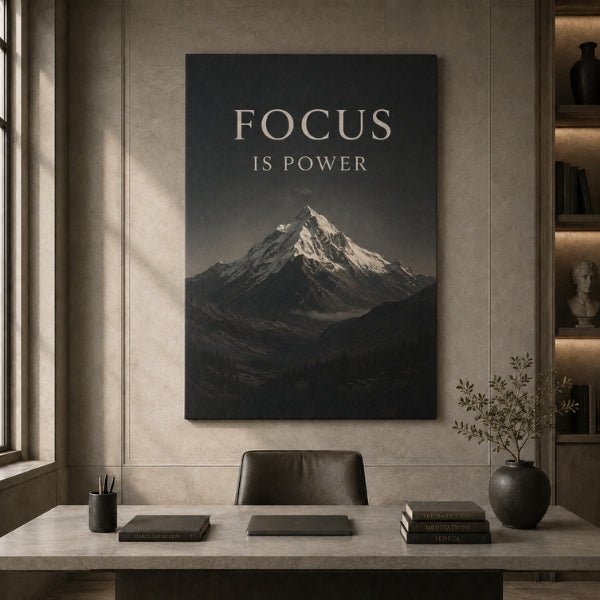 Focus Is Power - Ambitioncanvas.com