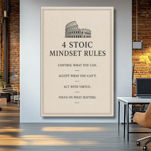 4 Stoic Mindset Rules