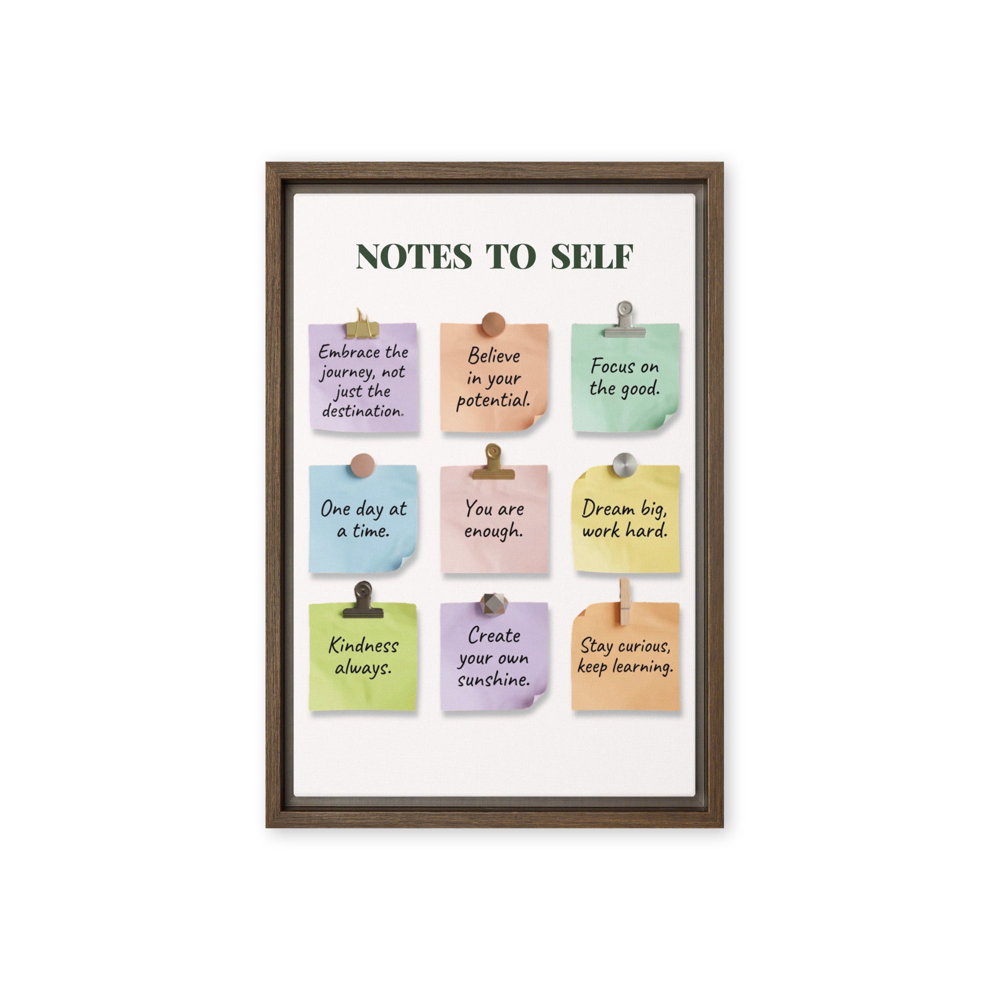Notes To Self
