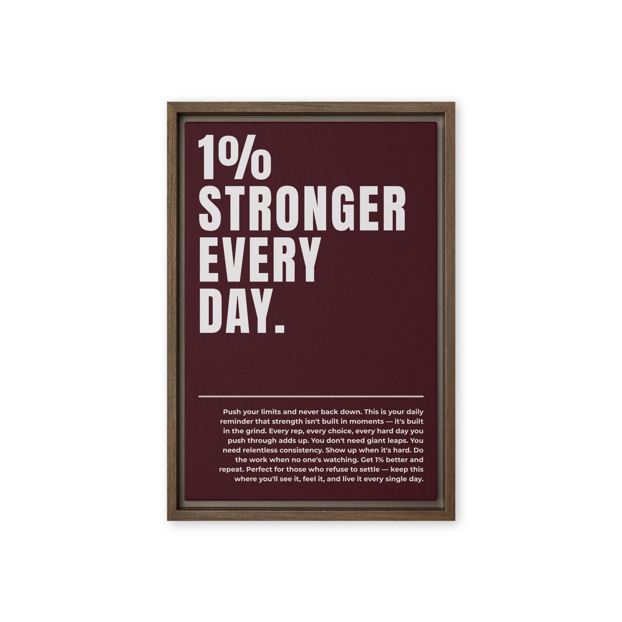 1% Stronger Every Day