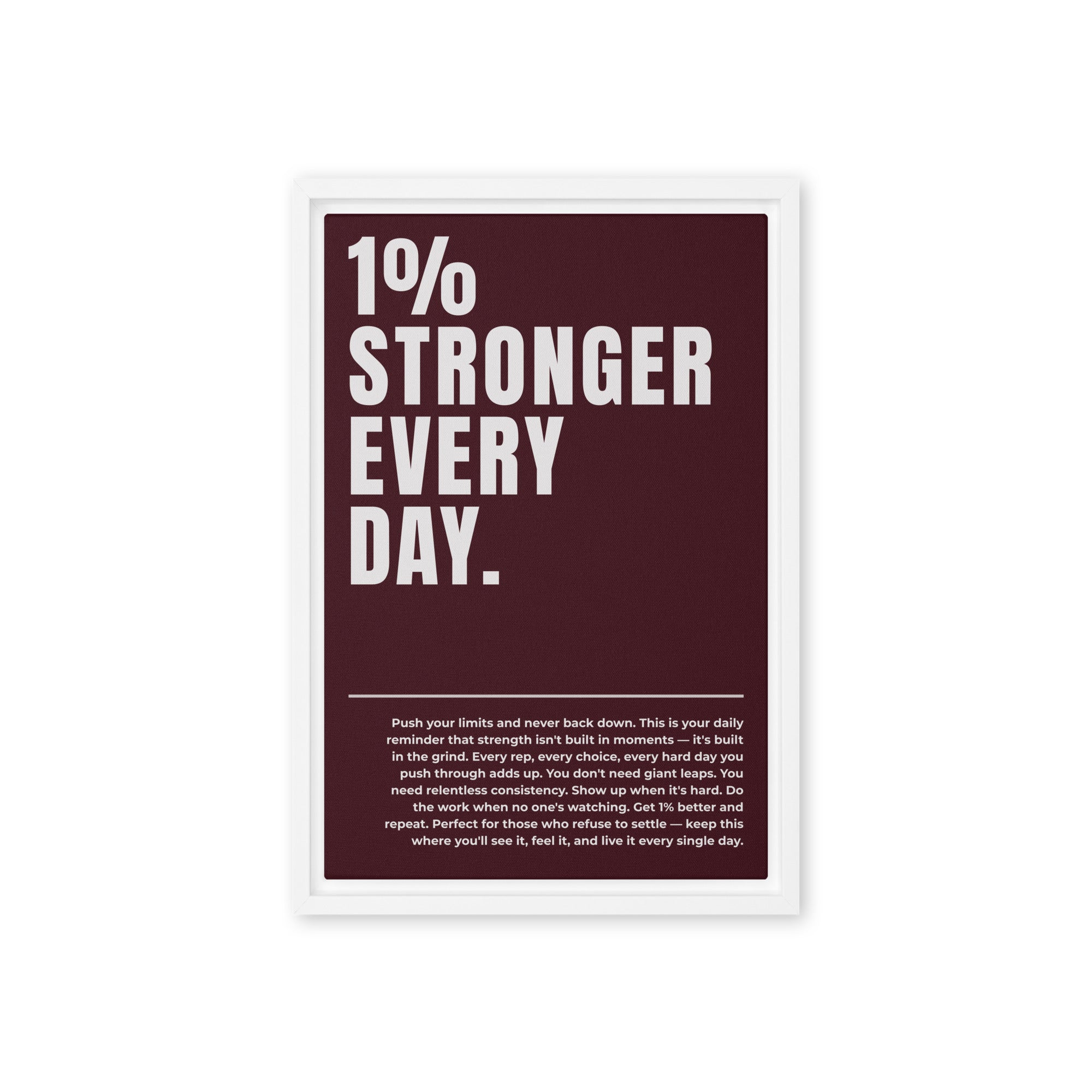 1% Stronger Every Day
