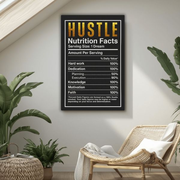 Hustle Nutrition Facts - Ambitioncanvas.com