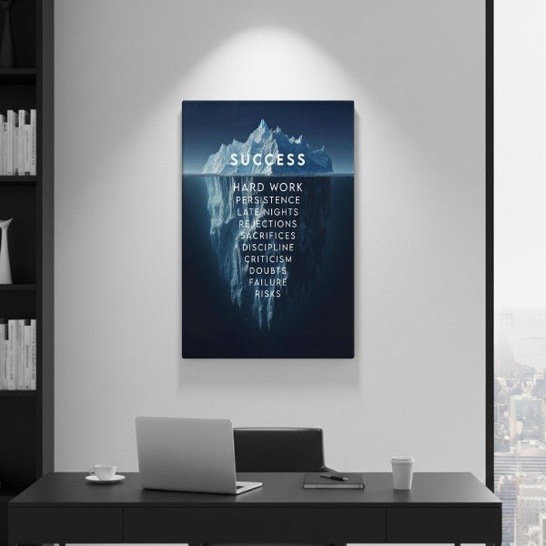 Iceberg of Success - Ambitioncanvas.com