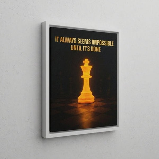 Impossible Until Done - Ambitioncanvas.com