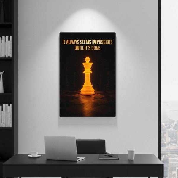 Impossible Until Done - Ambitioncanvas.com