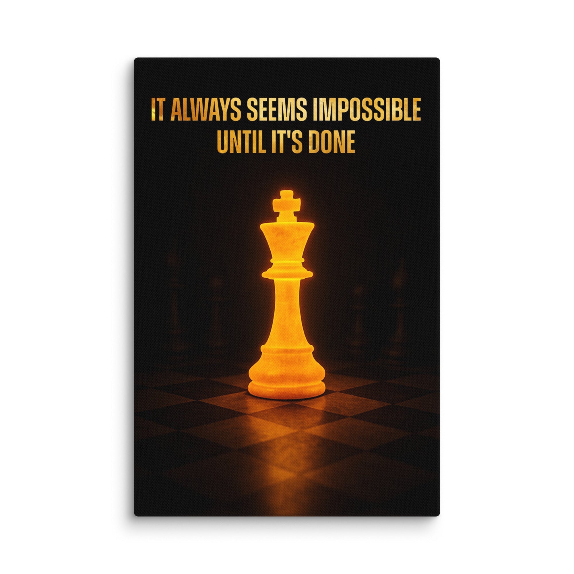 Impossible Until Done - Ambitioncanvas.com