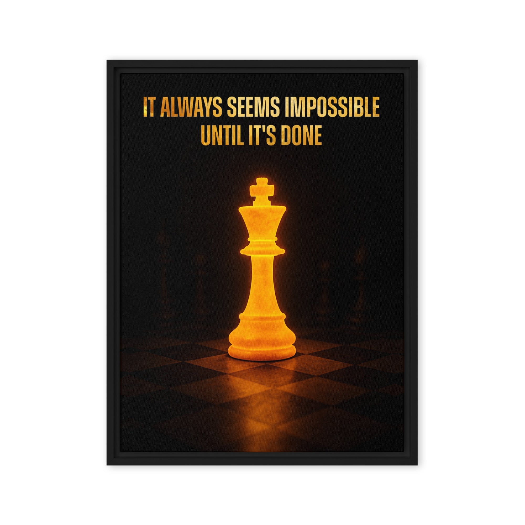 Impossible Until Done - Ambitioncanvas.com