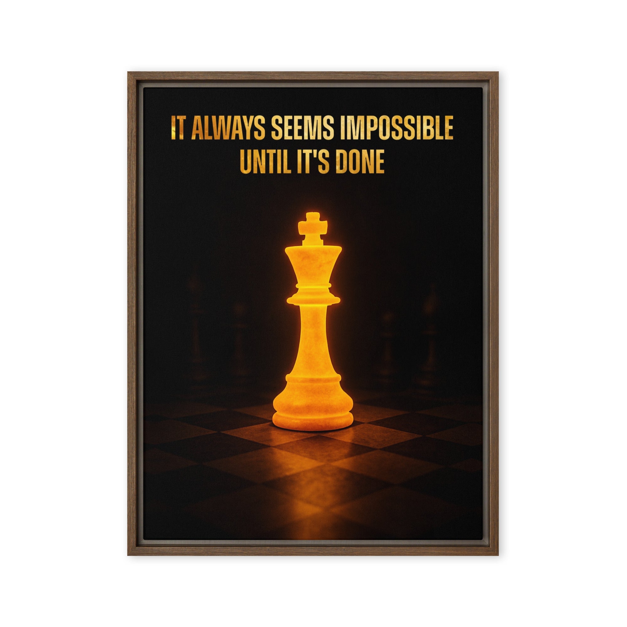 Impossible Until Done - Ambitioncanvas.com
