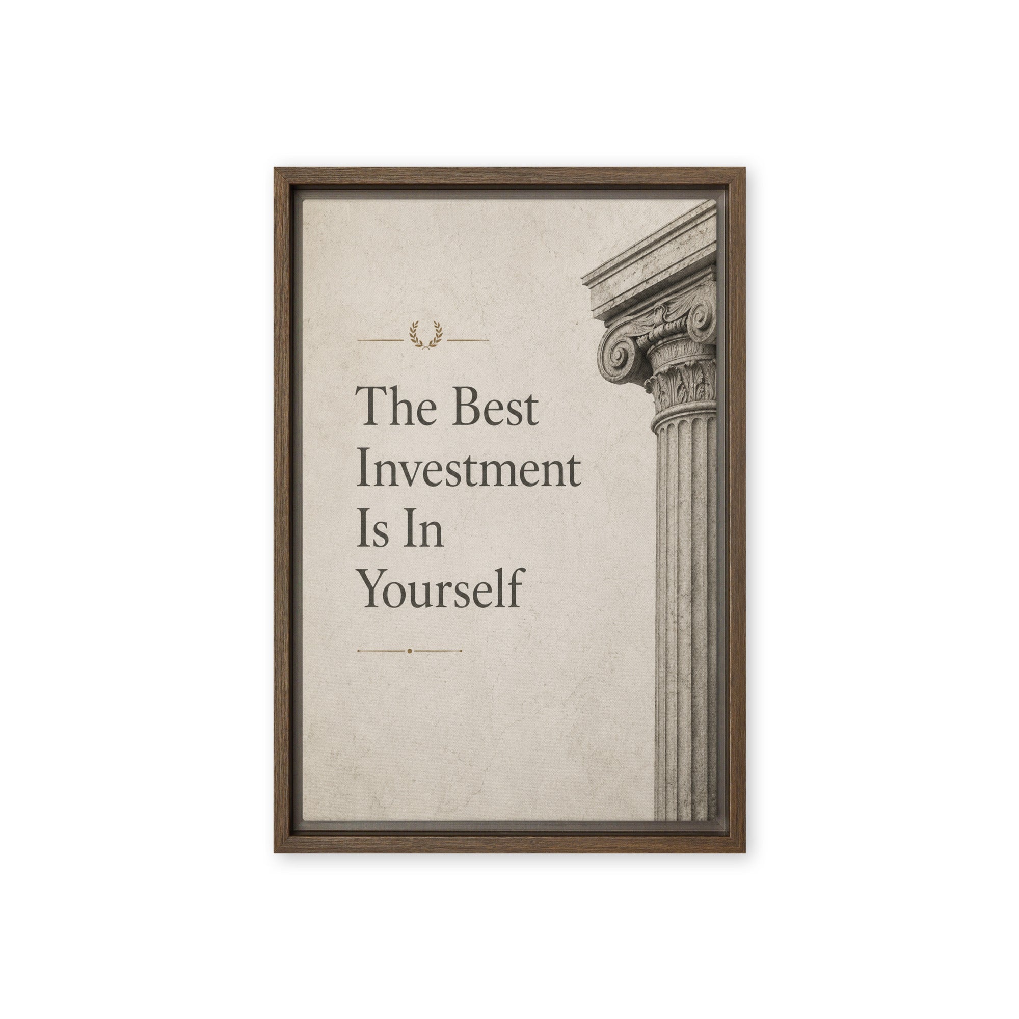 Invest In Yourself - Ambitioncanvas.com