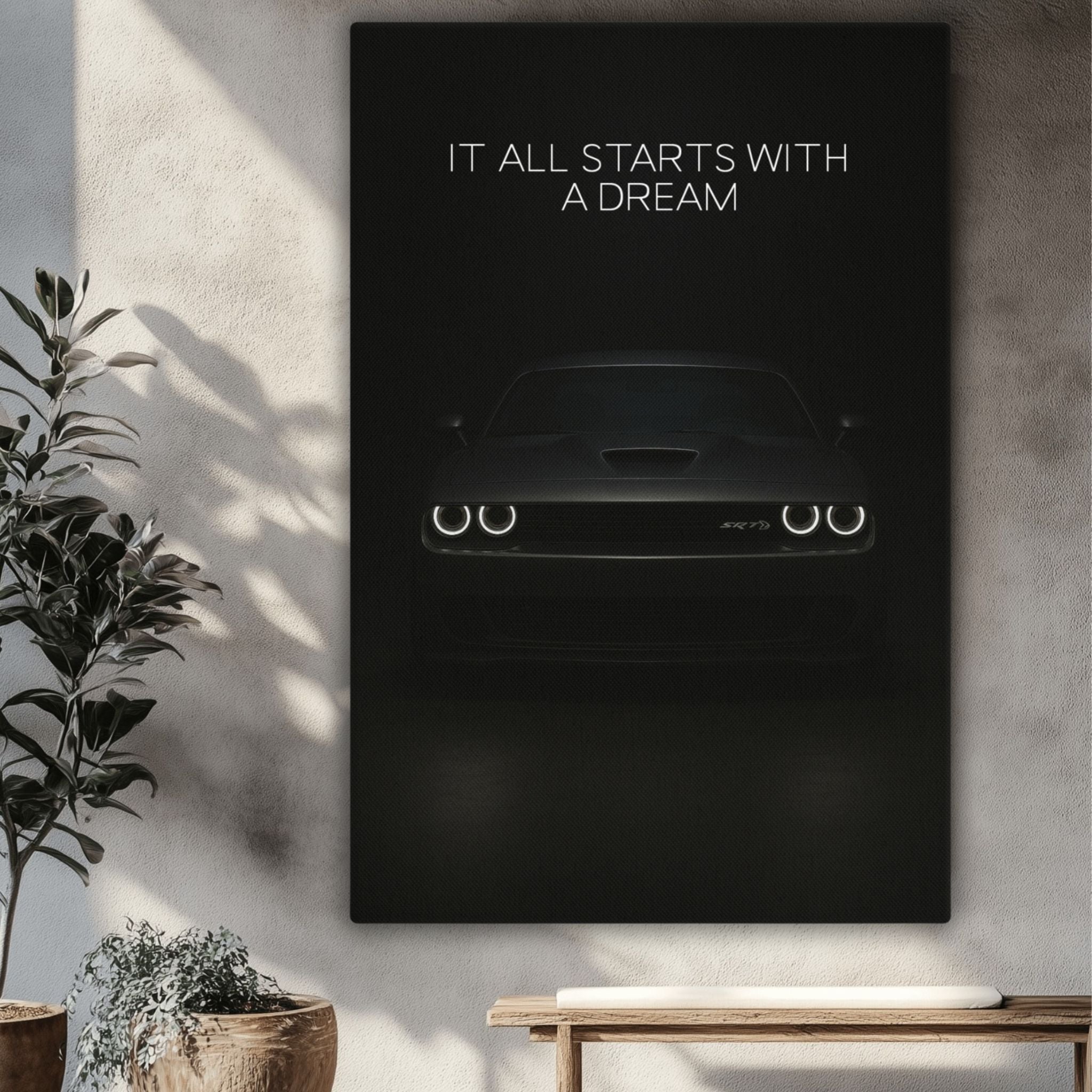 It All Starts With A Dream - Ambitioncanvas.com