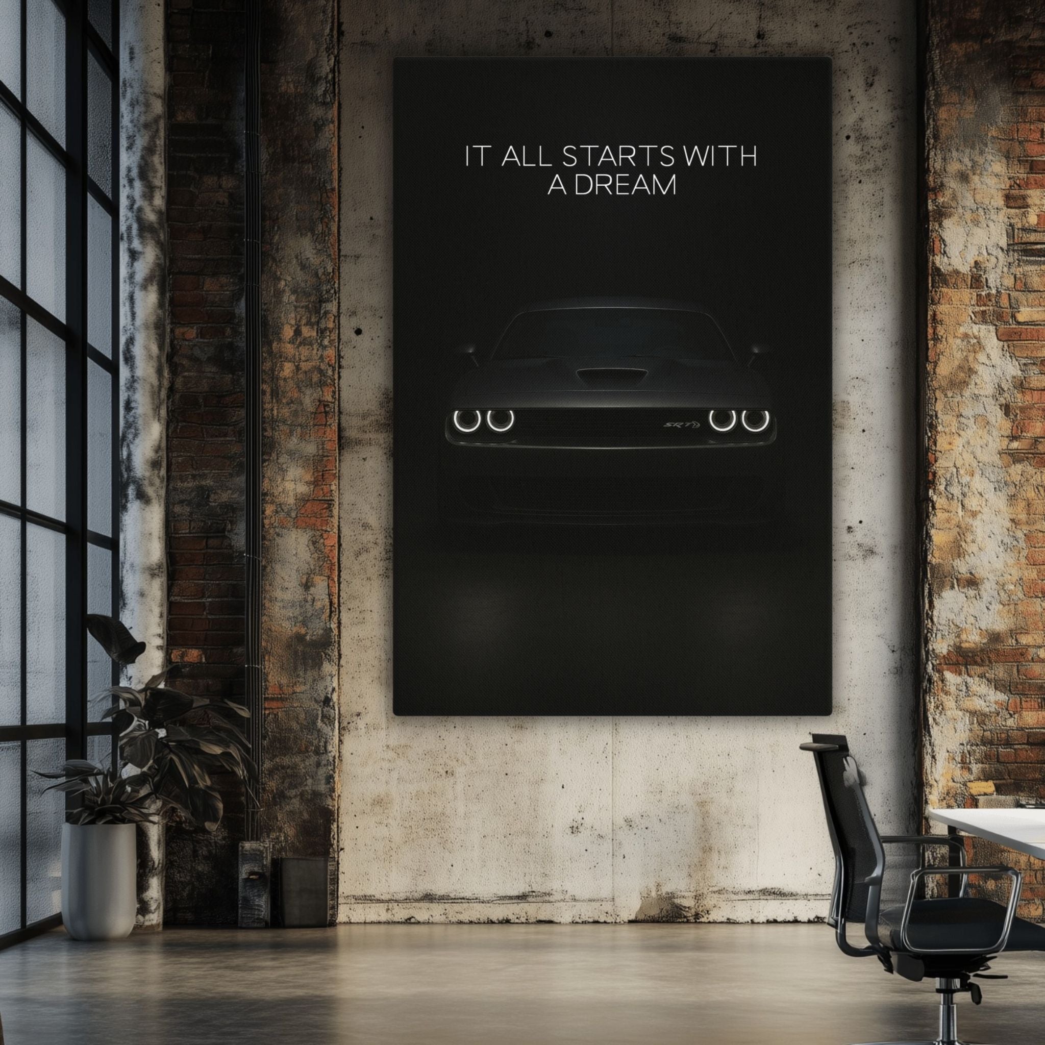 It All Starts With A Dream – Ambitioncanvas.com