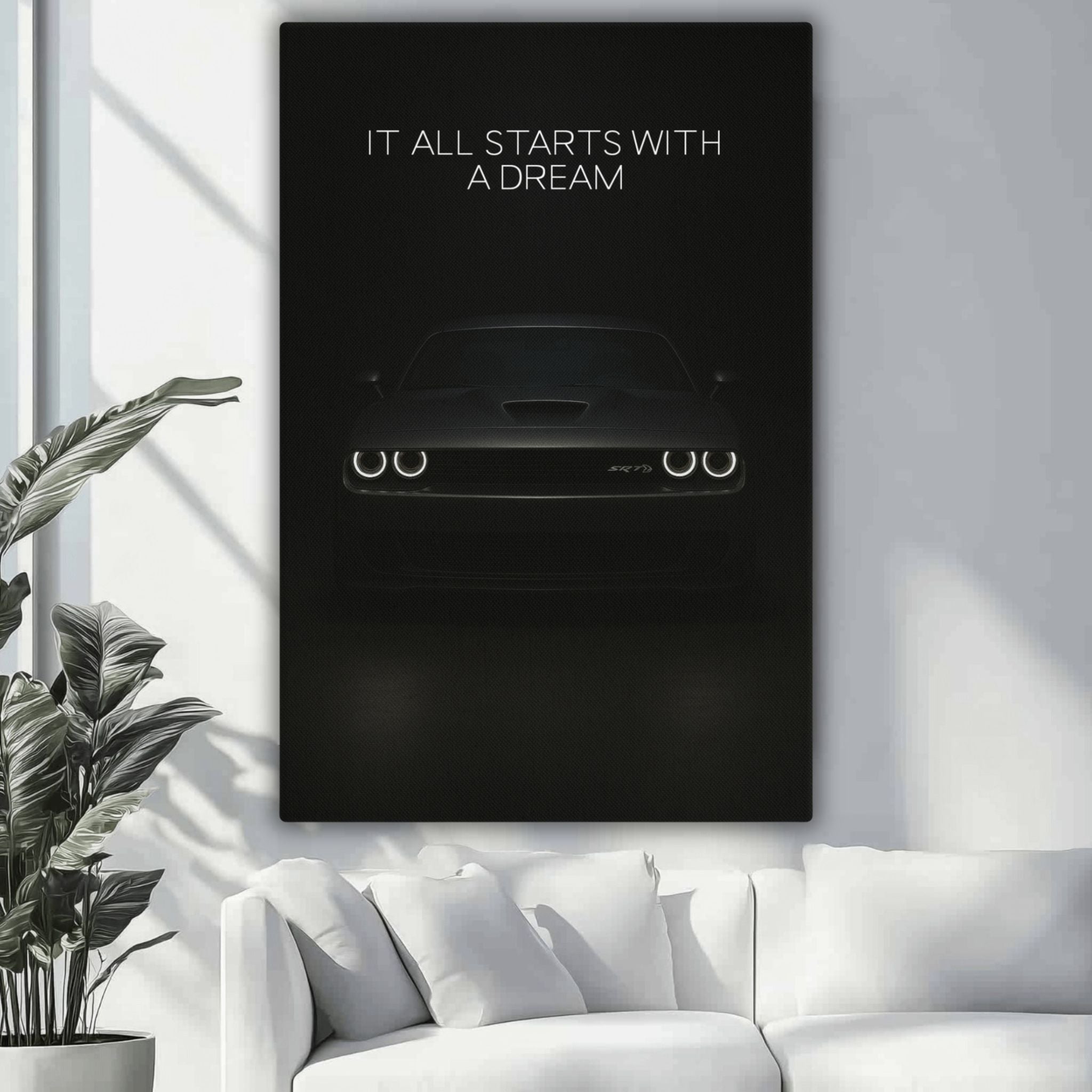It All Starts With A Dream - Ambitioncanvas.com