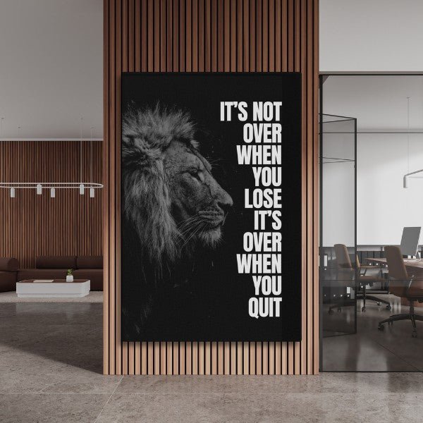 It's Not Over - Ambitioncanvas.com