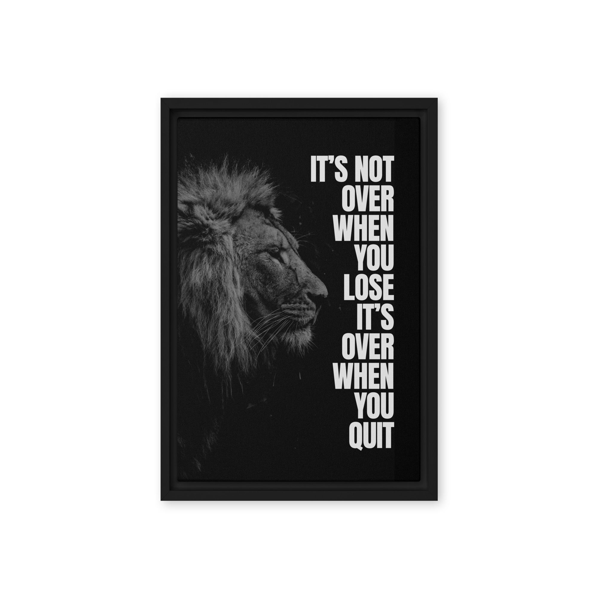It's Not Over - Ambitioncanvas.com