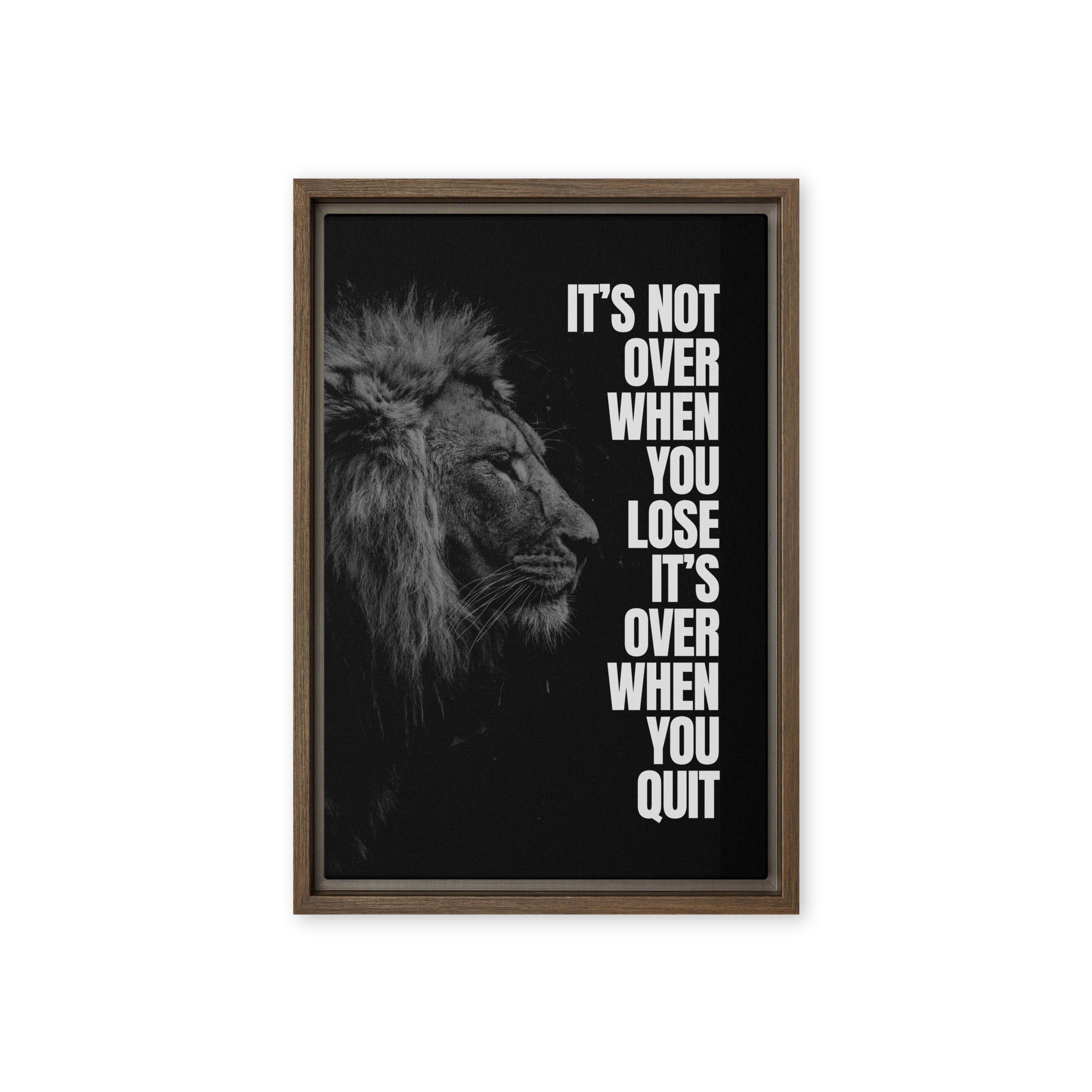 It's Not Over - Ambitioncanvas.com