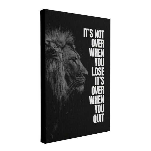 It's Not Over - Ambitioncanvas.com
