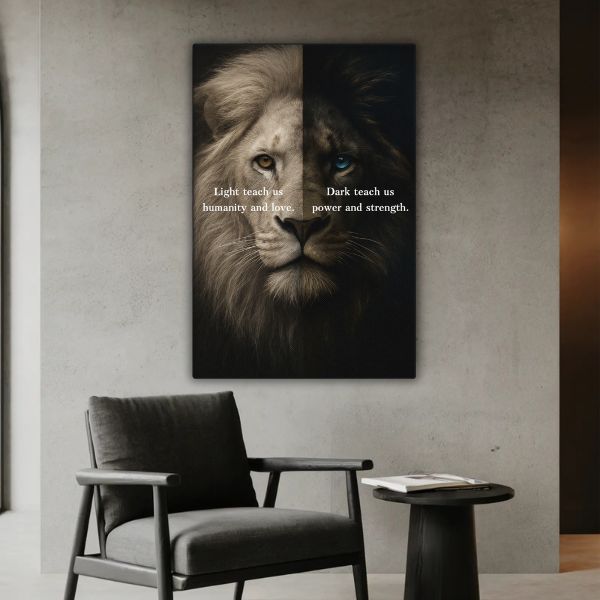 Light vs Dark - Ambitioncanvas.com