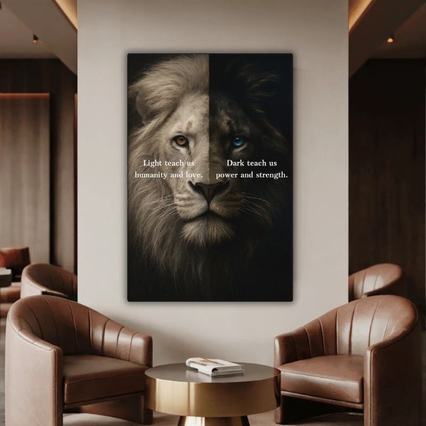 Light vs Dark - Ambitioncanvas.com