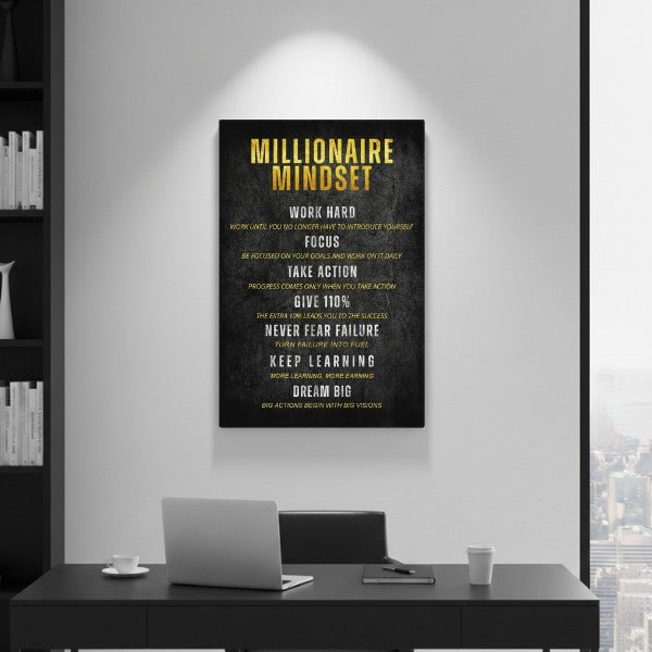Millionaire Mindset - Ambitioncanvas.com