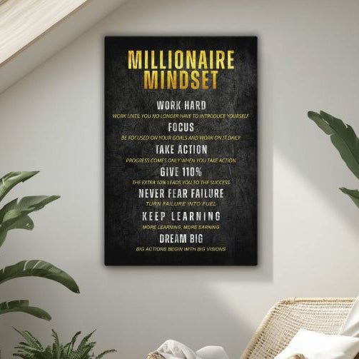 Millionaire Mindset - Ambitioncanvas.com