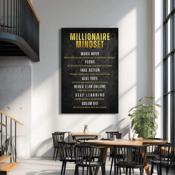 Millionaire Mindset - Ambitioncanvas.com