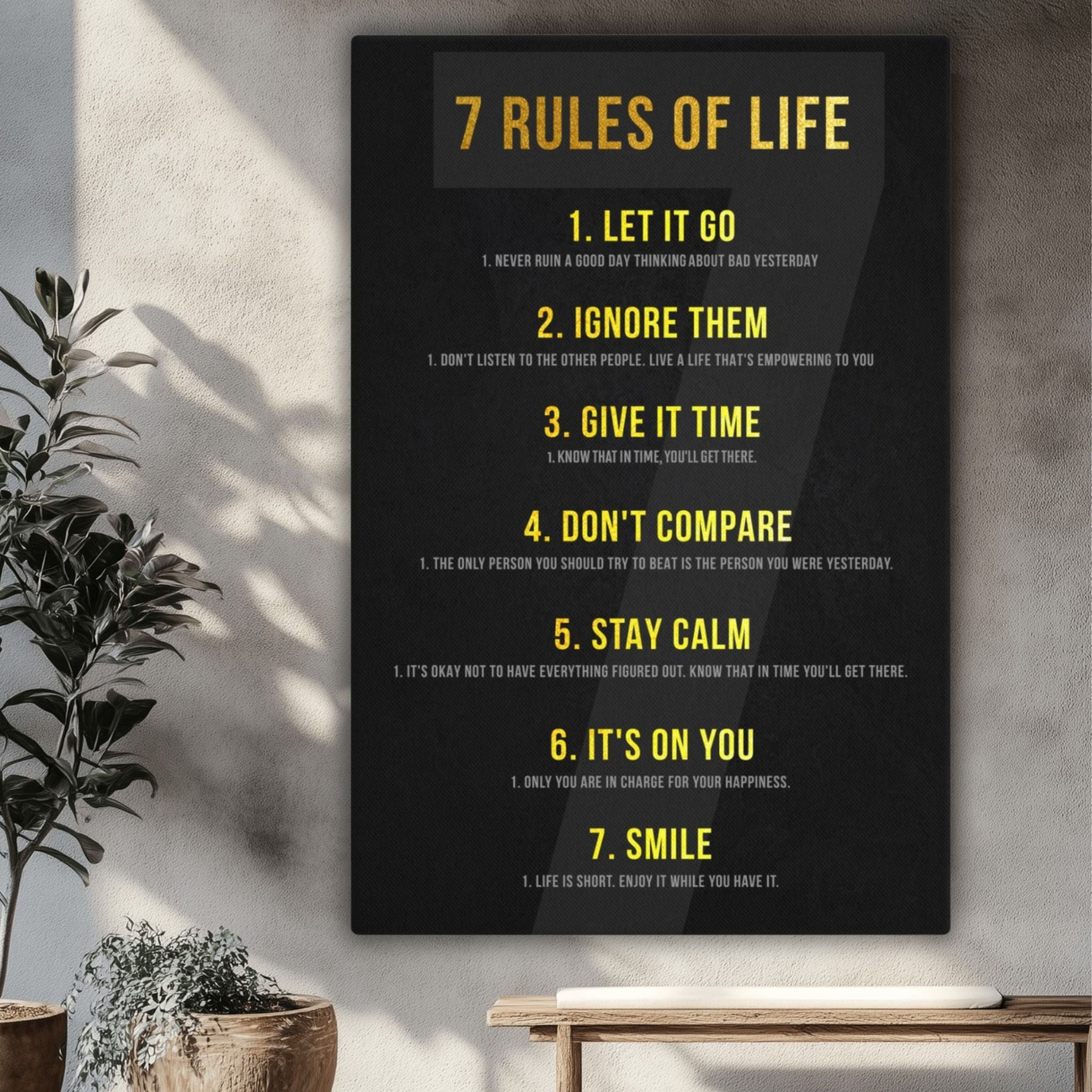 7 Rules Of Life